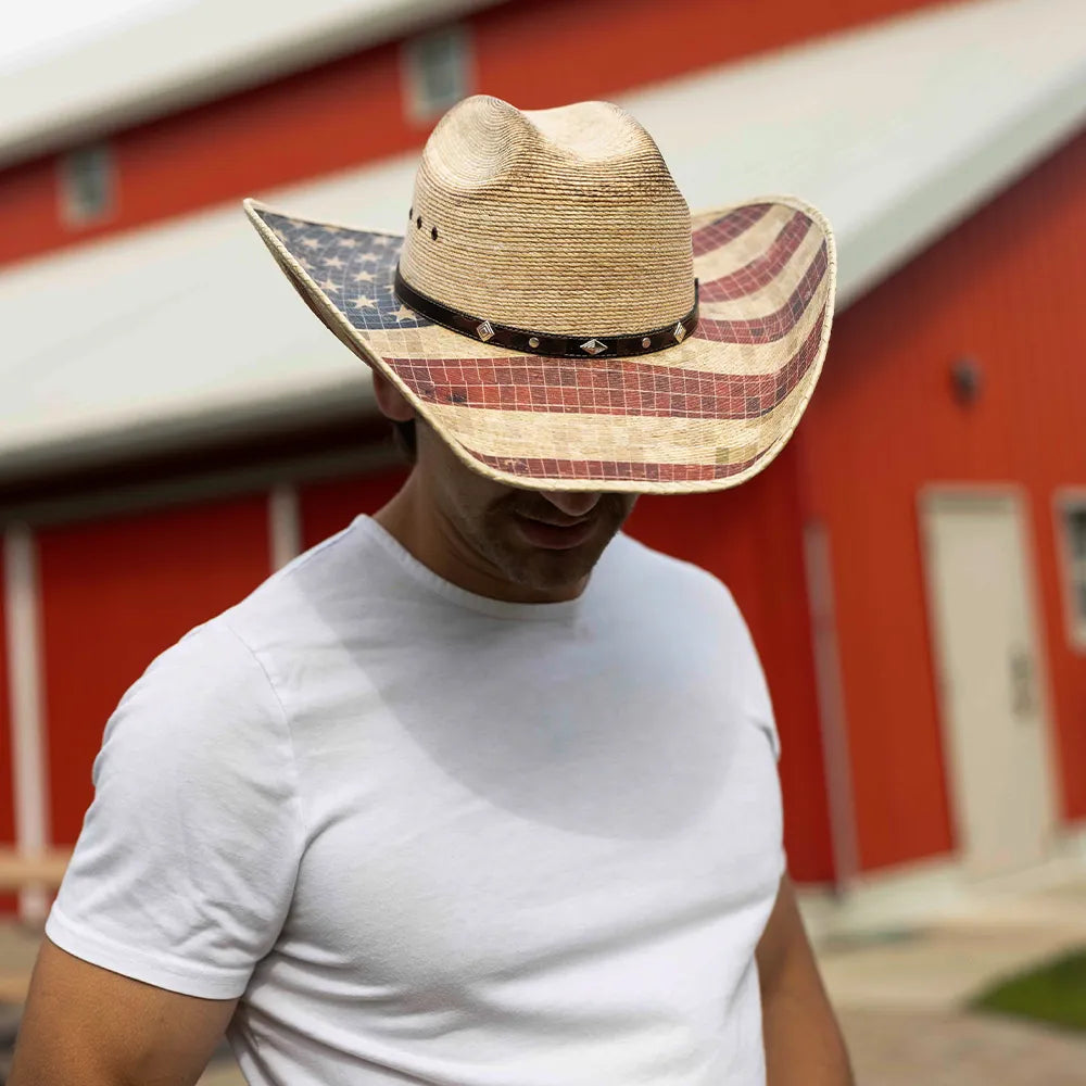 Liberty | Mens Natural Mexican Palm Straw Cowboy Hat