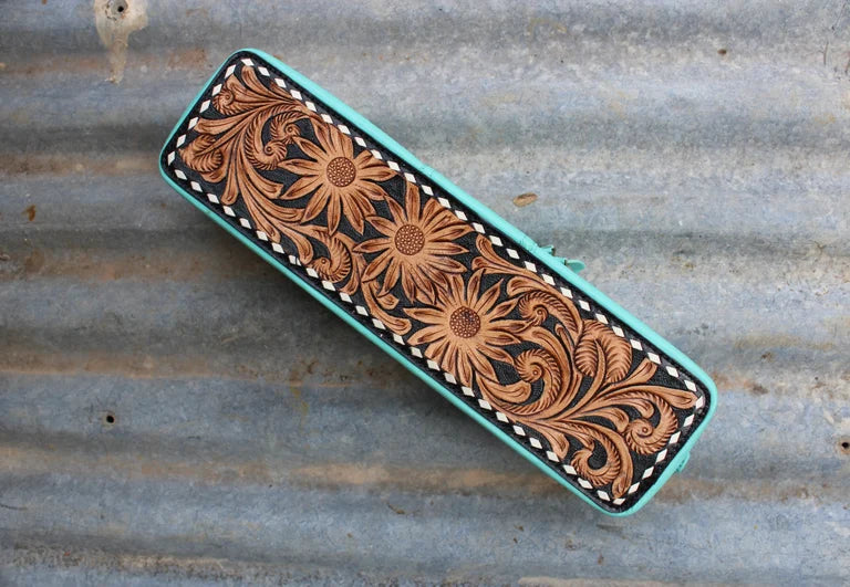 Tooled Hair Straightener Case