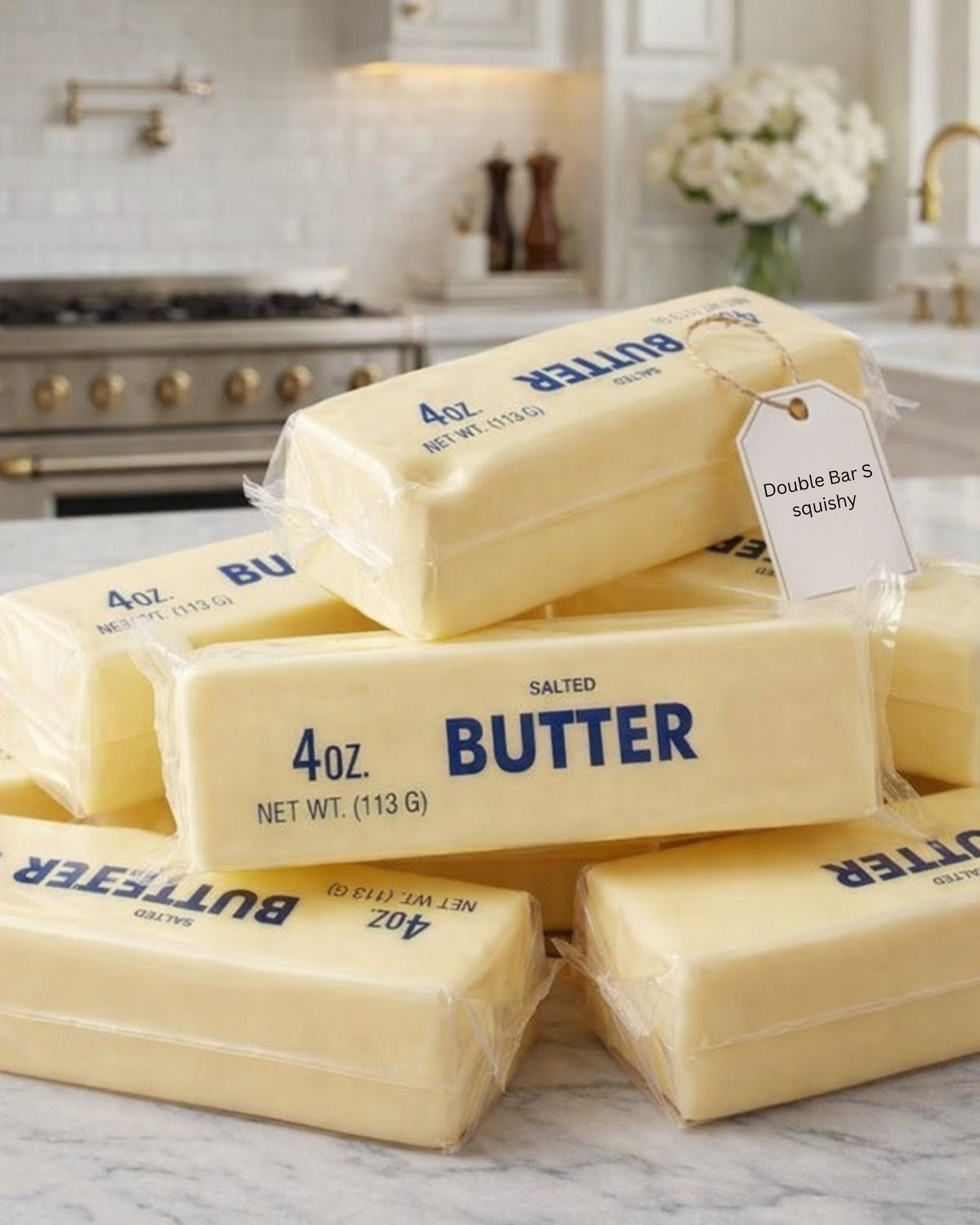 Double Bar S Stress Butter