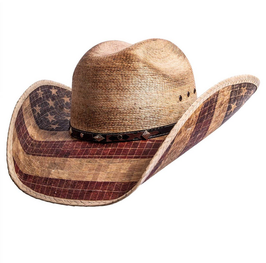 American flag Western hat
