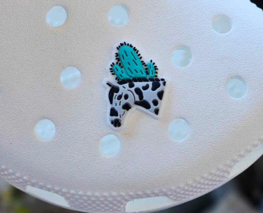Western themed croc charms