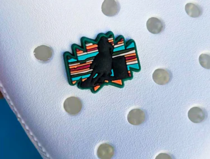 Western themed croc charms