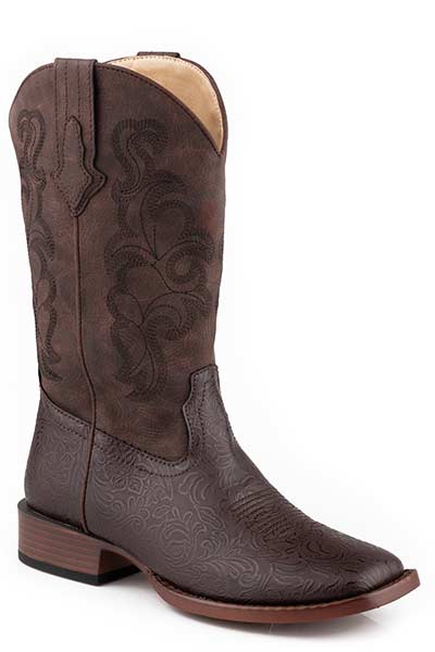 ROPER WOMEN'S KACEY WESTERN PERFORMANCE BOOTS - BROAD SQUARE TOE