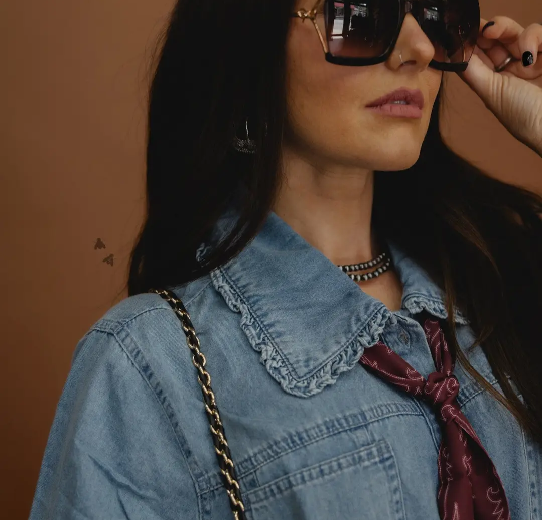 High plains denim dress