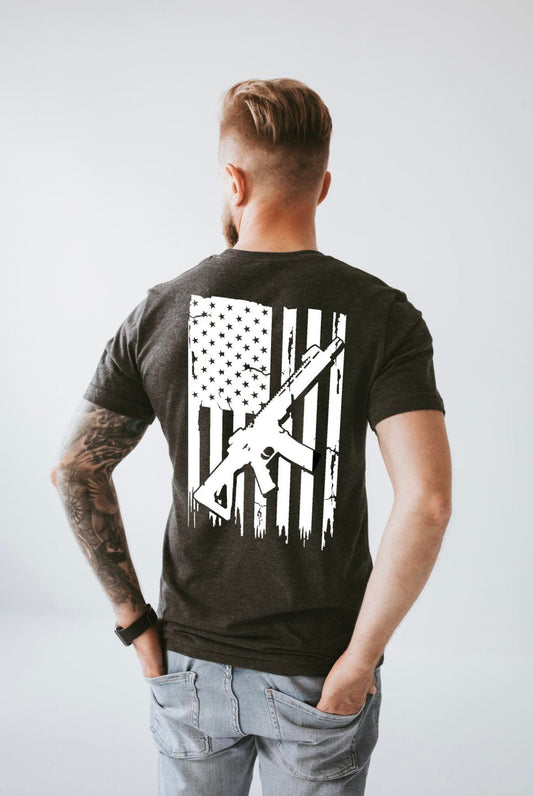 Flag Rifle T-shirt