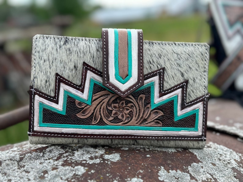 Turquoise Outlaw Purse & wallet set