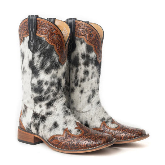 Mesa Cloud Handtooled Hair-on-Hide Boots – Myra